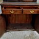 Antique china cabinet oak display cabinet English kitchen cabinet