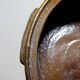 Marmite/old earthenware bowl from the 20th century, glazed stoneware from Puisaye.