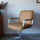 Delta 2000 Wilkhahn armchair in camel leather