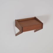 Floating bedside table by Sigfred Omann for Ølholm Møbelfabrik, 1960s