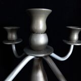 Metal candelabras with five arms