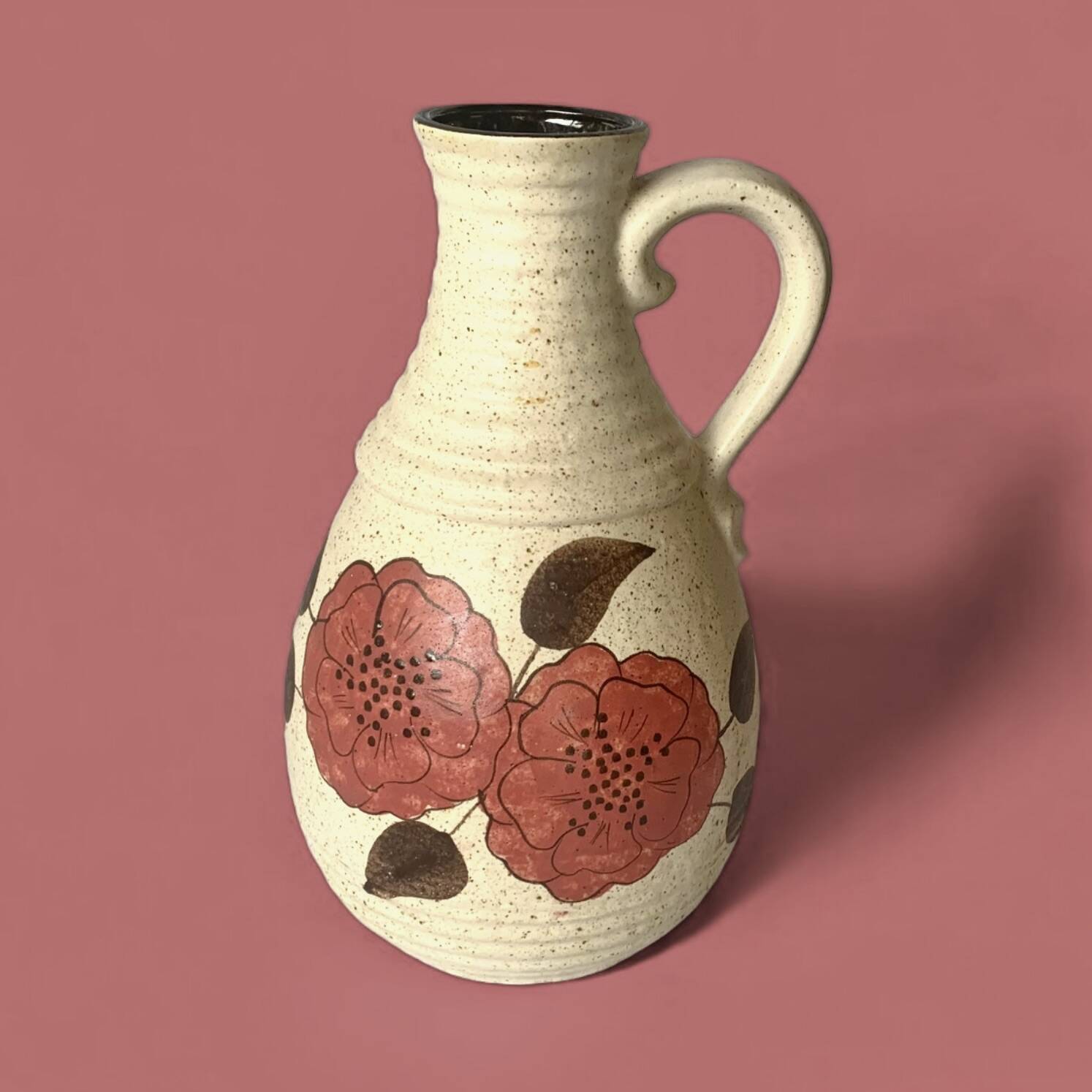 Vintage Bay Keramik vase - Wet Germany - 631 30 - floral decor