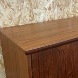 60s 70s teak sideboard Credenza cabinet Danish Modern Design Denmark 70s