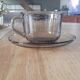 6 cups and saucers in Arcoroc BP glass