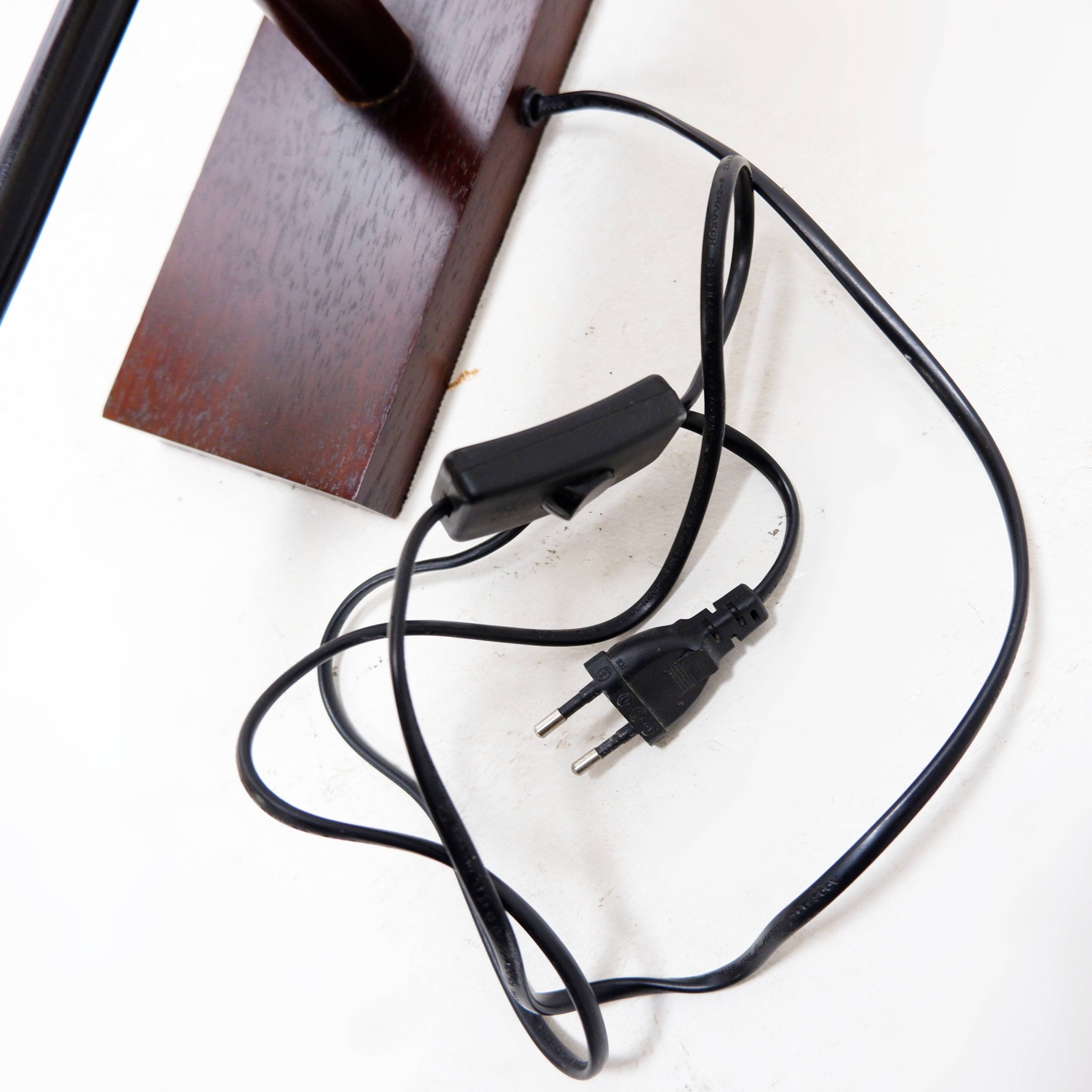 Pair of boho-style disc lamps