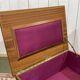 English mahogany sewing cabinet from the 1970s
