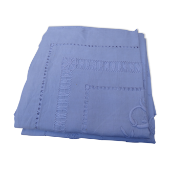 Pair of pillowcases in PR monogrammed linen