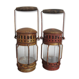 Set of two industrial lanterns