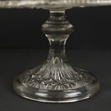 Clear Art Deco Cake Stand Pressed Glass Vintage Cake Stand SIV Deposé