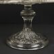 Clear Art Deco Cake Stand Pressed Glass Vintage Cake Stand SIV Deposé
