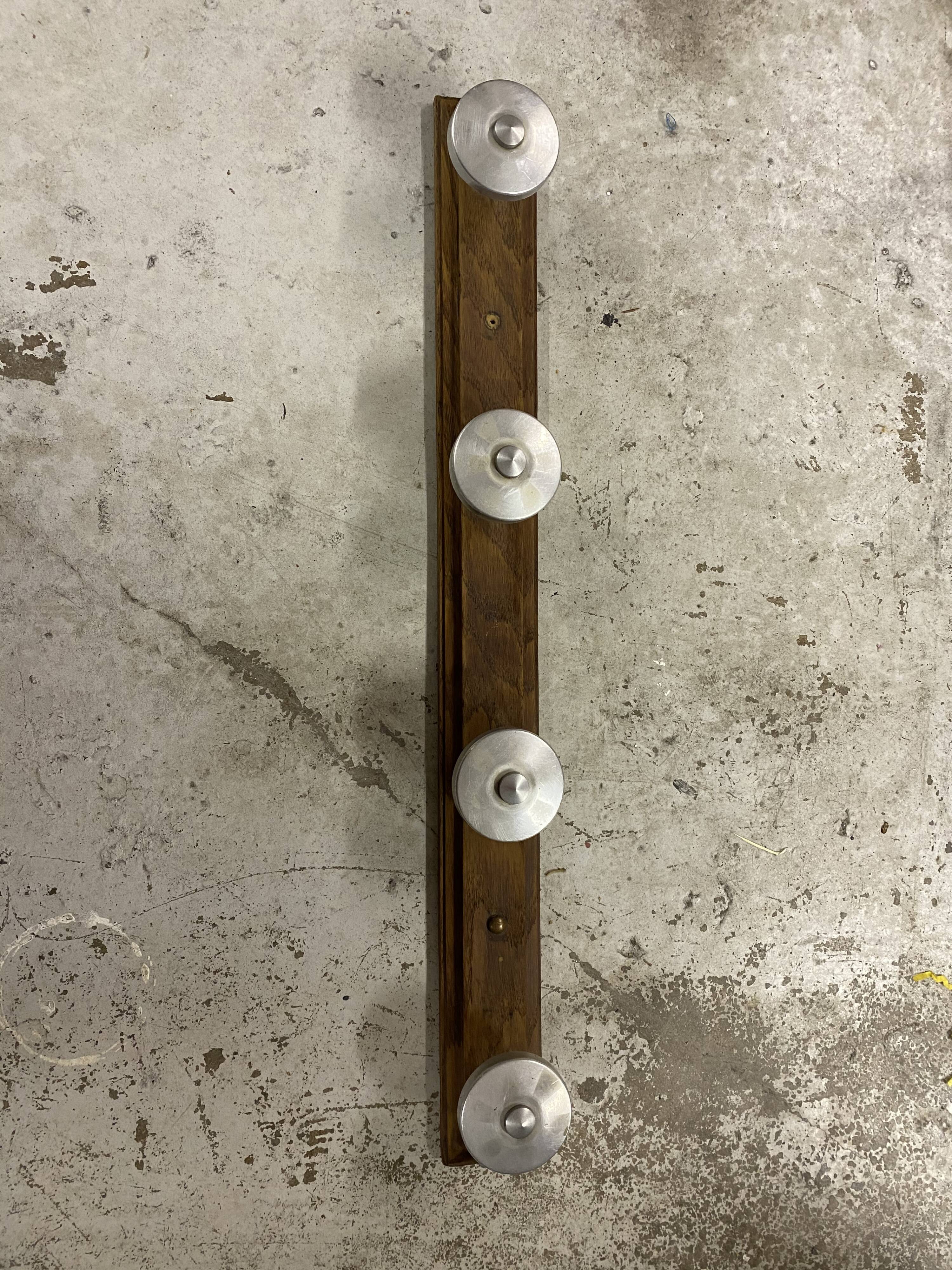 Wall-mounted coat rack