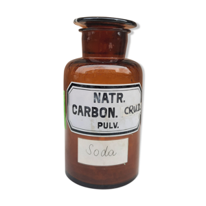 Bouteille d'apothicaire, natr.