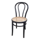 Chaise de café vintage Bugholz noir Wiener Geflecht Chaise de salle à manger