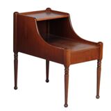 Pair of Vintage Danish Mahogany Bedside Tables – 1950s