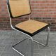 Set of 4 vintage chairs  Cesca B32 in black and chrome