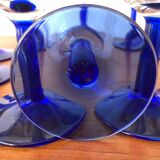 Vintage cobalt blue stemmed lenses