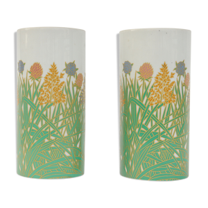 paire de vases en porcelaine
