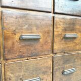 Meuble de métier ancien à 12 tiroirs, circa 1900