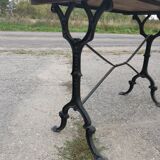 Antique bistro table by Martin Meallet Paris