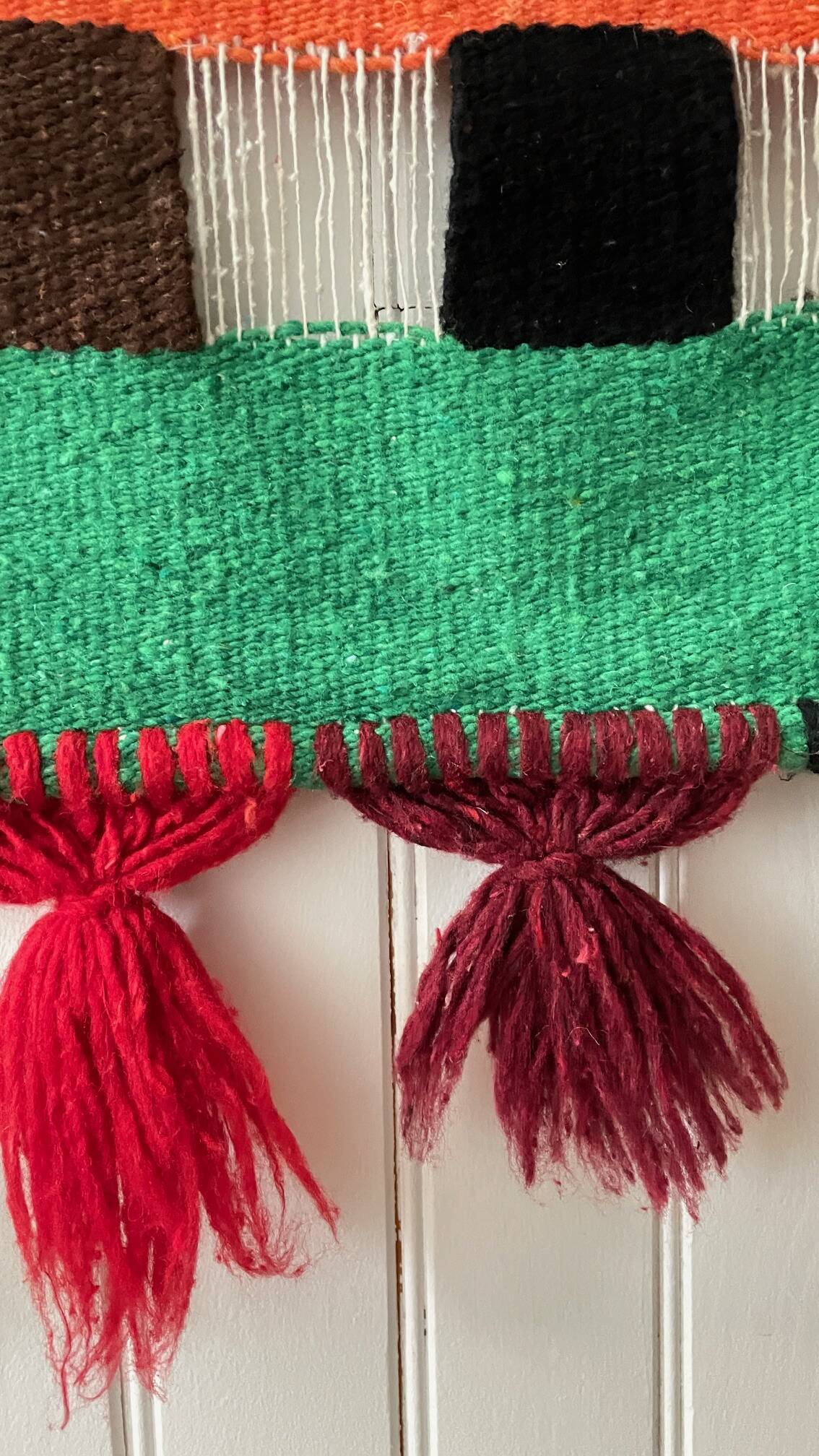 Vintage mexican decorative tapestry
