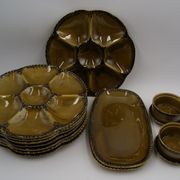 Service slurry Vintage Gien oysters