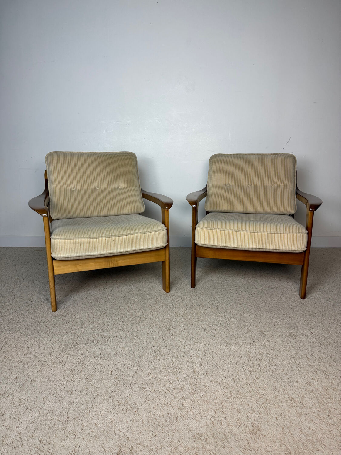 Pair of vintage armchairs