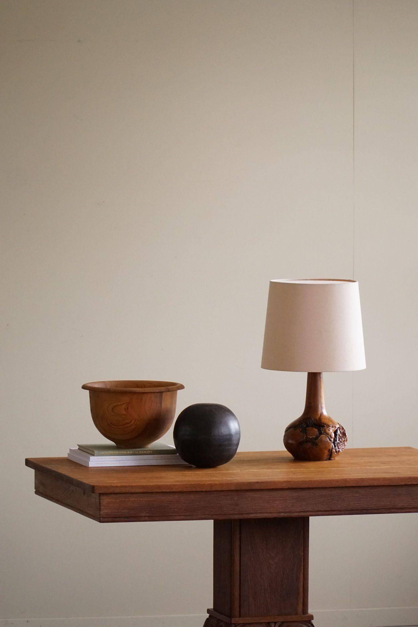 Art Nouveau dining table/desk in oak, early 20th century.