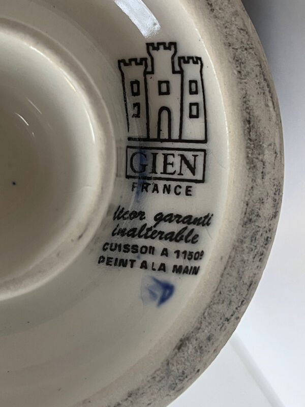 Vase en faïence de Gien modèle renaissance