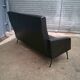 Vintage black skai sofa