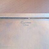 Christian Dior silver metal box
