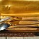Baptism cutlery set box
