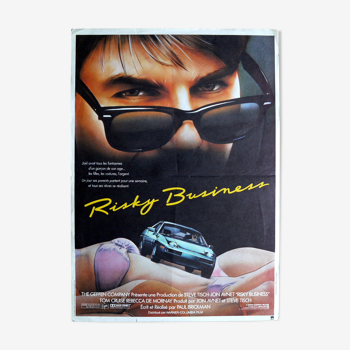 Affiche cinéma originale "Risky Business" Tom Cruise