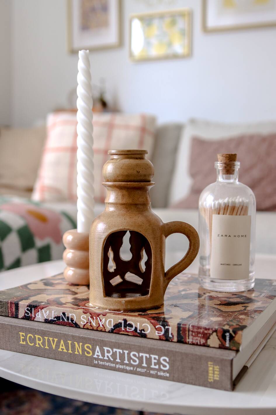 Stoneware tealight holder / oil warmer