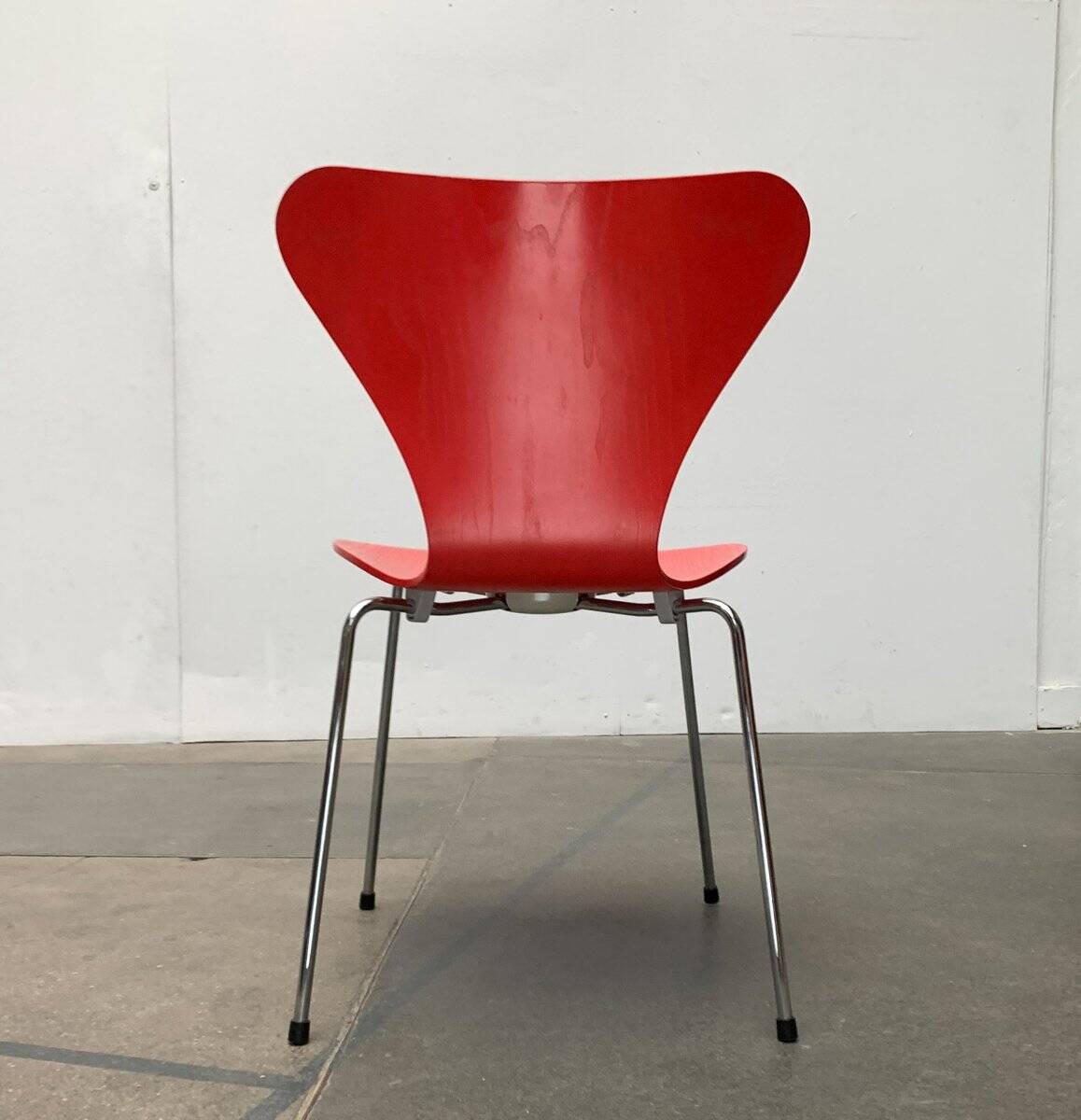 Set of chairs model 3107 by Arne Jacobsen for Fritz Hansen, Denmark, 1997