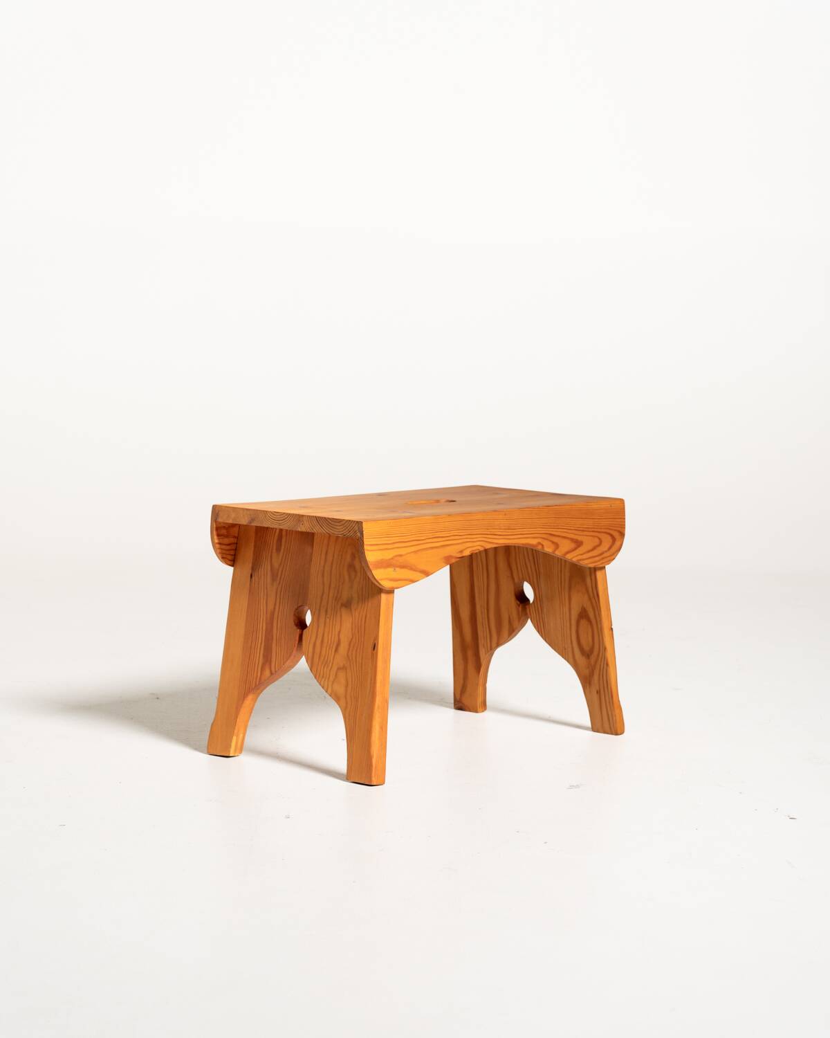 Pine stool, Sweden, 1960s