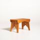 Pine stool, Sweden, 1960s