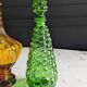 Pair of vintage Empoli style carafes from the 70s.
