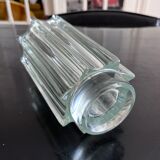 Molded glass vase from the 50s