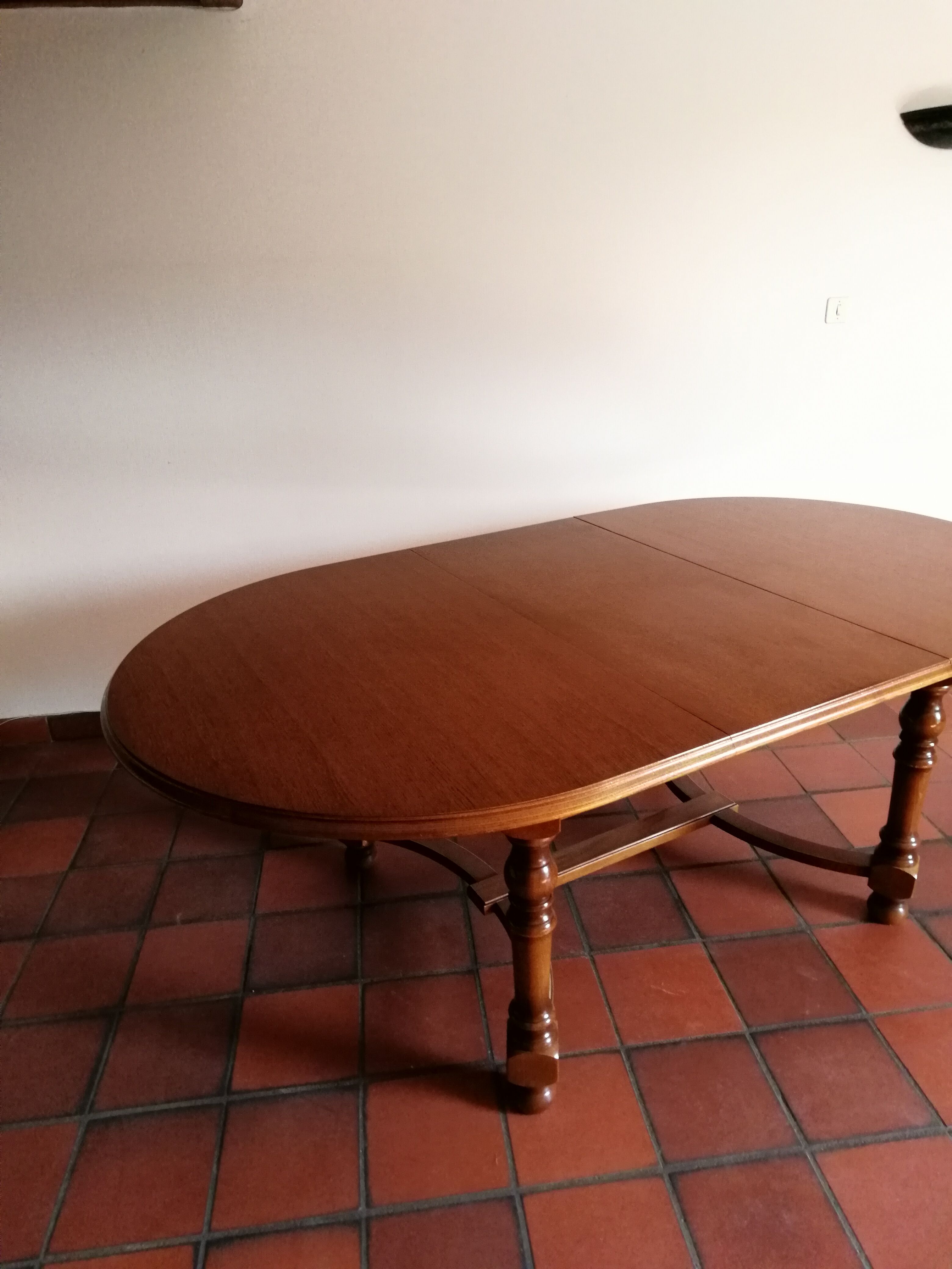 Solid wood dining table