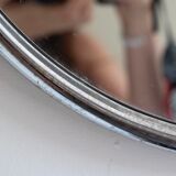 Vintage mirror in chromed metal