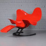 Red Elephant Chair by Bernard Rancillac