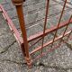 Metal bed with box spring