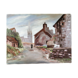 Oil on canvas