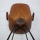 Set of 6 Italian Vittorio Nobili Medea chairs with armrests for Fratelli Tagliabue