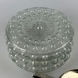 60s 70s VEB hanging lamp ceiling lamp bubble chrome glass space age design