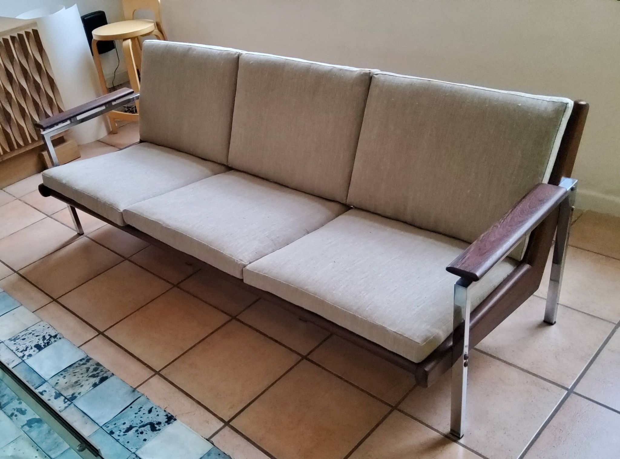 Vintage 3-seater sofa "Lotus" by Rob Parry for Gelderland, Netherlands 1960s