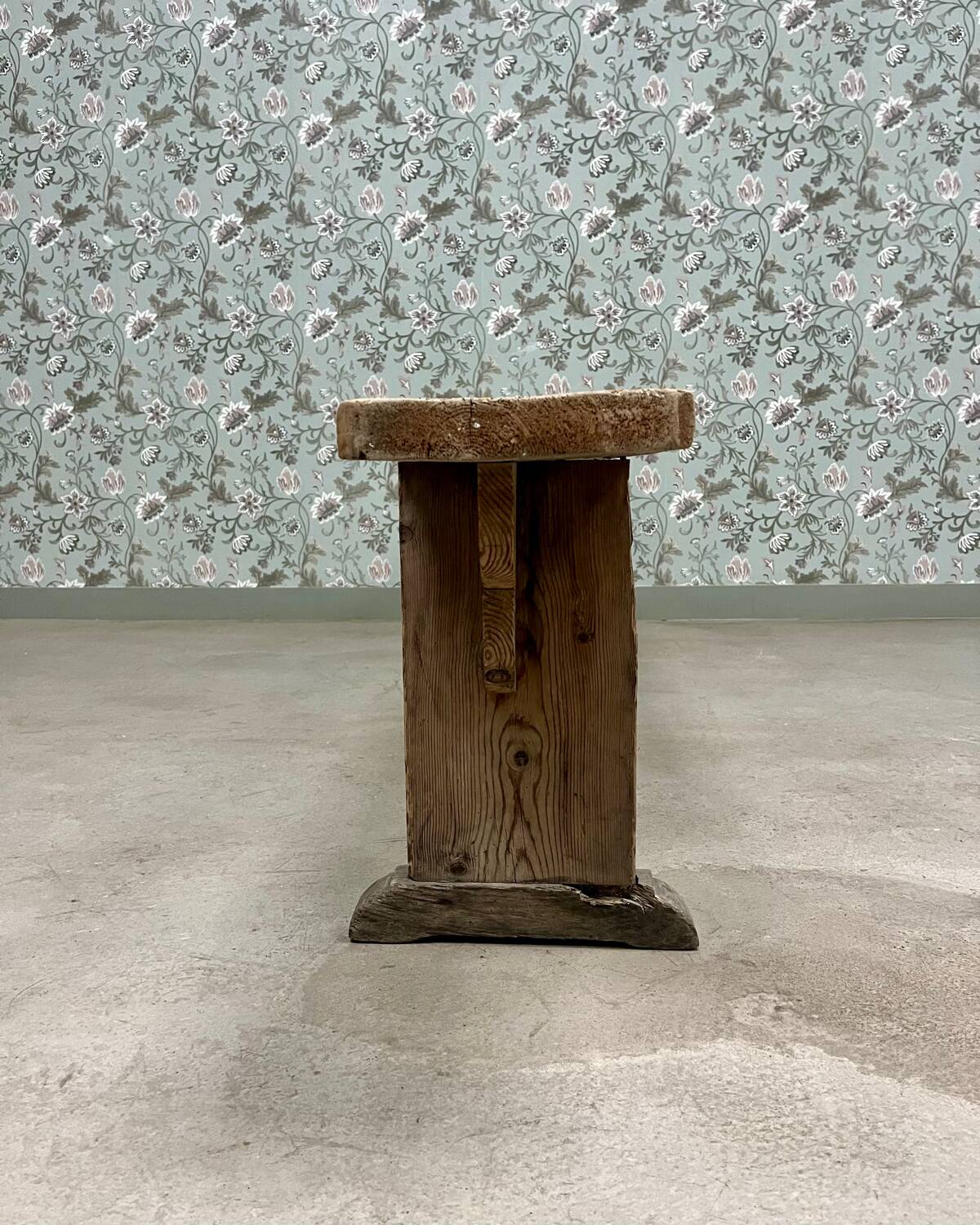 Weathered farm bench