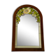 Miroir décors style vitraux 55x35cm
