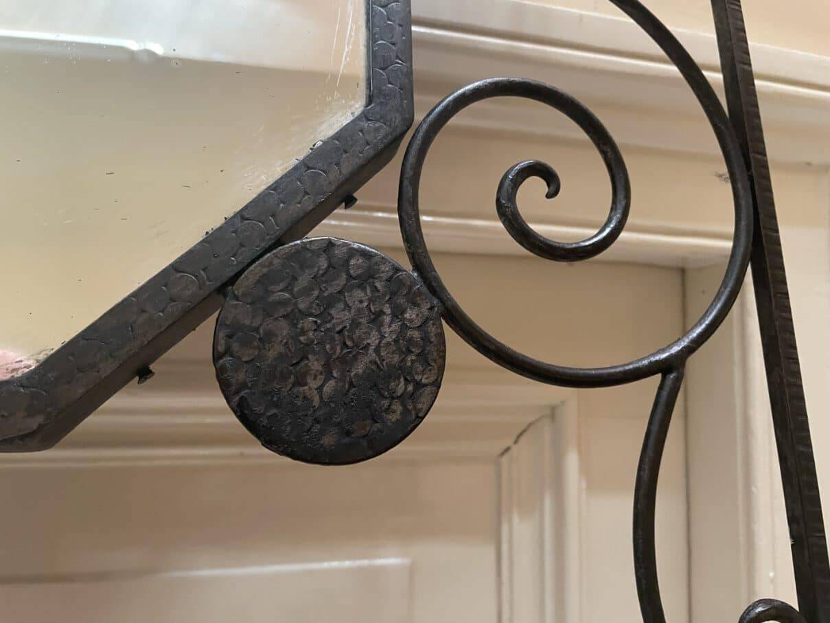 Porte-manteau mural sur pied art déco