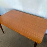 Scandinavian extendable table in vintage teak an60